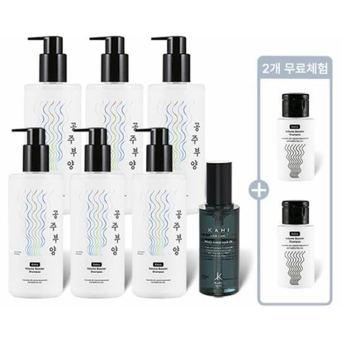 [가히] 공주부양 샴푸 매니아_500mlx6+50mlx2+헤어오일 56mlx1