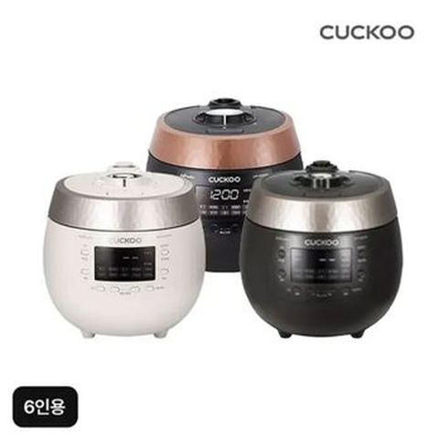 쿠쿠 블랙스톤 6인용(CRP-R0695FGW/FGB,R0625FBB)+아이제나흐 후라이팬 2종+퀸나 3단 찜기+패킹