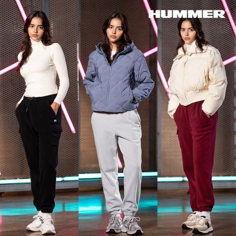 HUMMER 여성 플리스 팬츠 3종