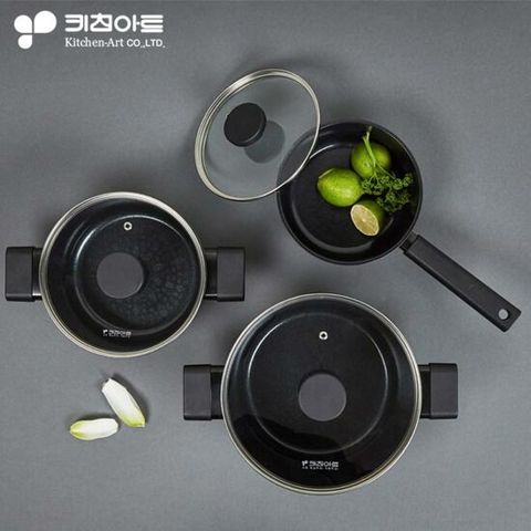 [키친아트] 까사핏 IH 냄비 3종세트