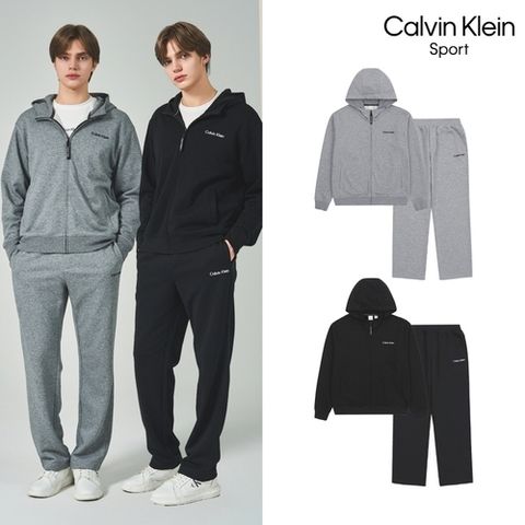 [캘빈클라인] (26SS)(집업+팬츠) 캘빈클라인 남성 에센셜 셋업 (컬러 택 1)