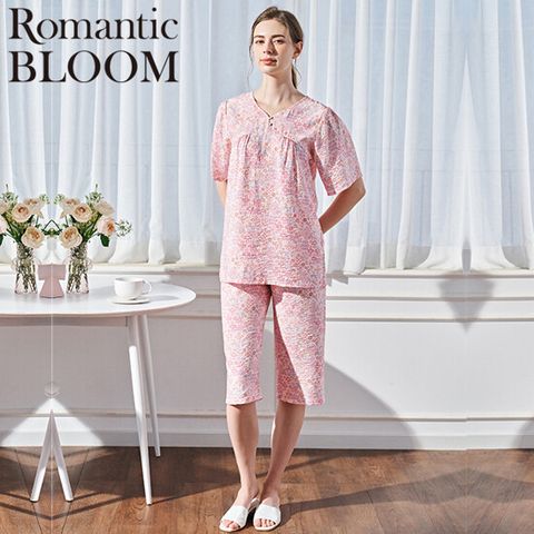 [단품][신영와코루]2026 로맨틱블룸 인견 파자마 1SET(2종) (여성)