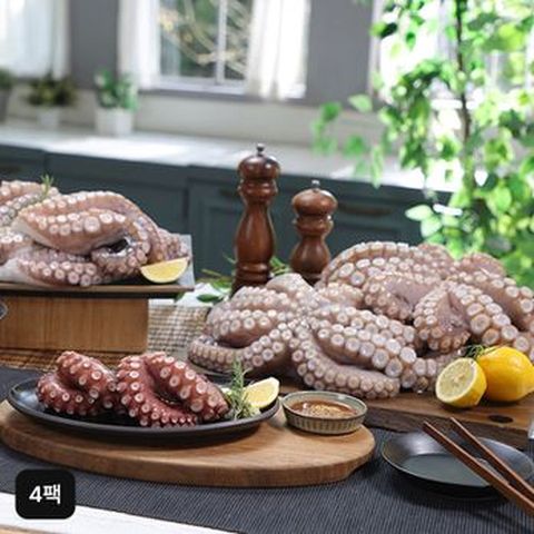 기운찬 국내산 손질문어 150gX4팩