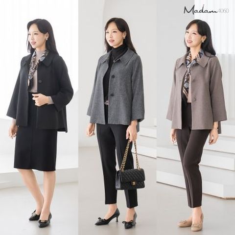 [마담4060] 스카프 A라인자켓(2종)