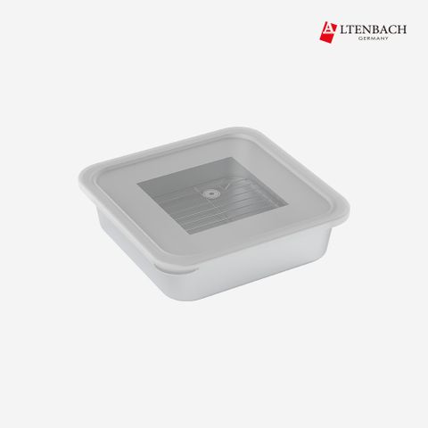 [CJ특별가] 밧드 스텐 반찬통(M) 바트 밀폐용기 밧트 스테인레스 사각 주방바트 중 단품