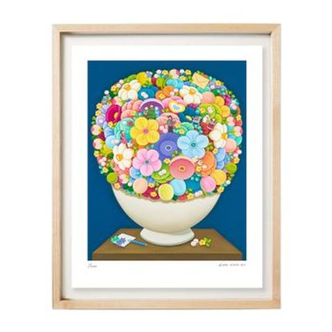 와스갤러리 김은기 화가 작품명 행복한 정원 25호 부제 오늘도 좋은날