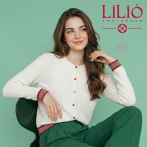 by 오일릴리 26SS 캐시미어100 크로셰 가디건