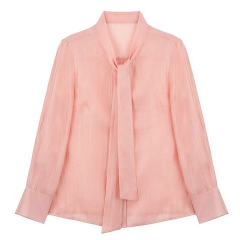 (런칭가 69,900원)그레이스 SHEER 타이 블라우스 2종+이너 1종