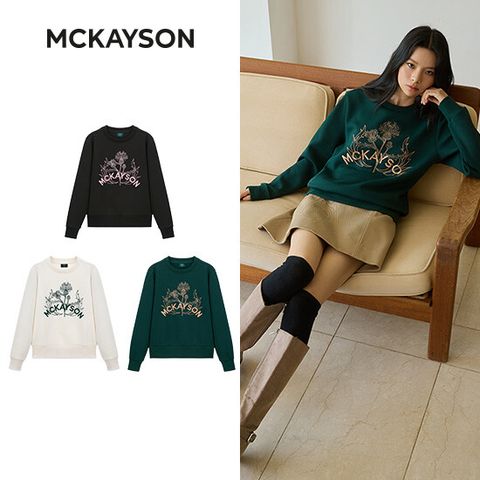 25FW MCKAYSON 여성 맨투맨 1종
