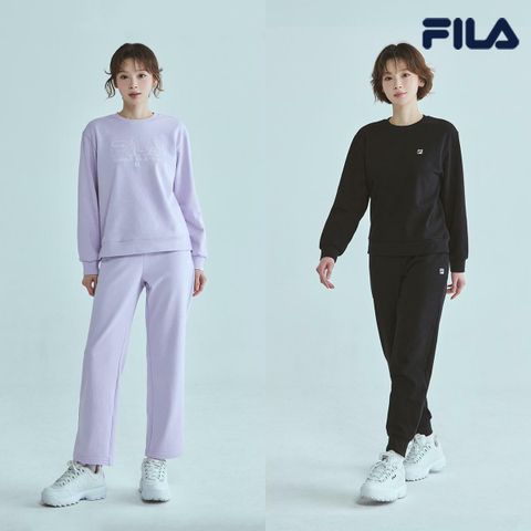 [국민카드5%할인]휠라(FILA) 코튼 테리 셋업 2세트(여성)