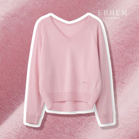 26SS 캐시미어 100 브이넥 언발 풀오버 1종