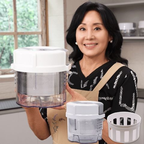 특허받은 빅스텐 짤순이 골드+유청분리기 풀세트 (대용량 2.4L/국내생산)