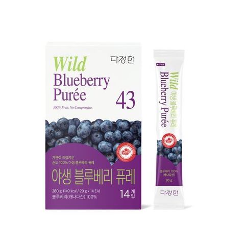 △다정헌 야생 블루베리 퓨레 1박스(20g*14포)