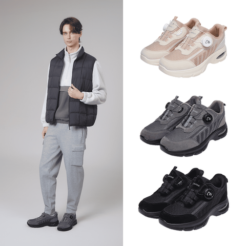 [캠포릭] 25FW 에어핏 기모 다이얼 워킹화 [남성]