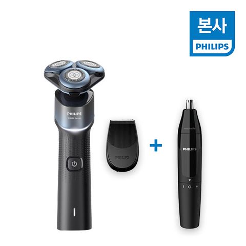 셀프스탠딩 면도기 X5006/07 + 코털제거기 NT1620