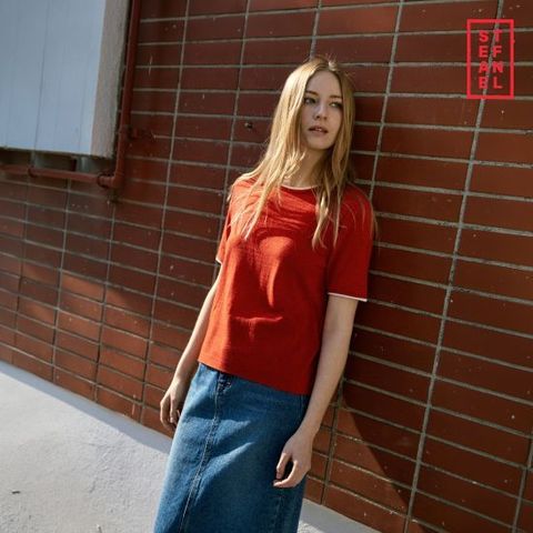 스테파넬 26SS 레이어드 반팔니트 3종