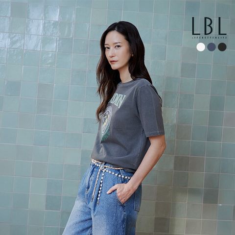 ○[LBL X NICE CLAUP] 26SS 자르뎅 피그먼트 티셔츠 3종