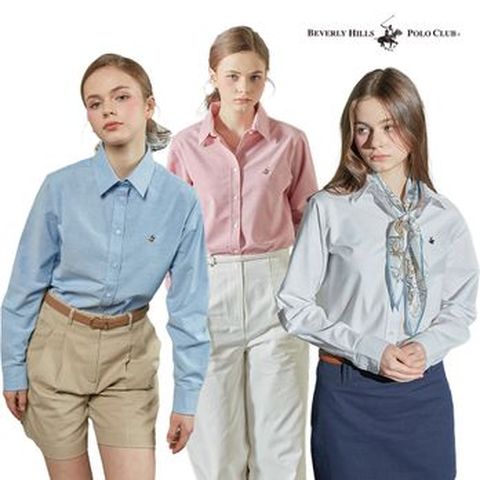 비버리힐즈폴로클럽 여성 옥스포드 셔츠 3종