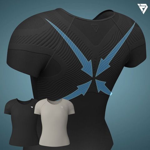 ○방송에서만 1+1○ [남성용] 바른자세 테이핑웨어 시즌2 2종세트