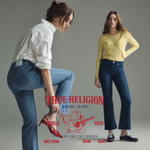 트루릴리전 26SS 여성 액티브 데님 팬츠 2종