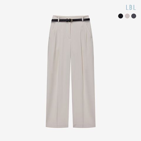 ○26SS 에센셜 투턱 팬츠+벨트 SET