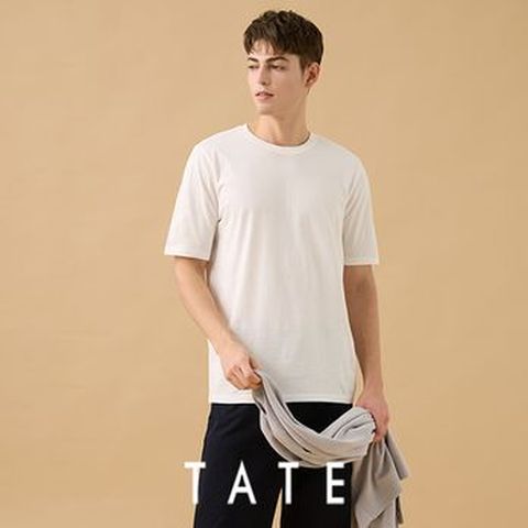 테이트 오가닉면100 튜블러 티셔츠 7종(화이트7종)