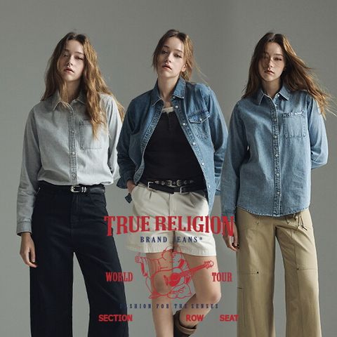 트루릴리전 26SS 여성 아이코닉 데님 셔츠 2종