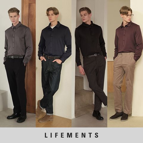 ■ 라이프먼츠 남성 이지핏 퍼펙트 텐션 셔츠 4종