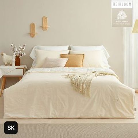 SK 에어룸 양모100 침구풀세트(패드+이불+베개X2+베개커버X2)