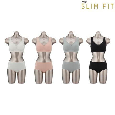 26SS 비비안 SLIMFIT 아쿠아X 퓨징 브라팬티 4세트