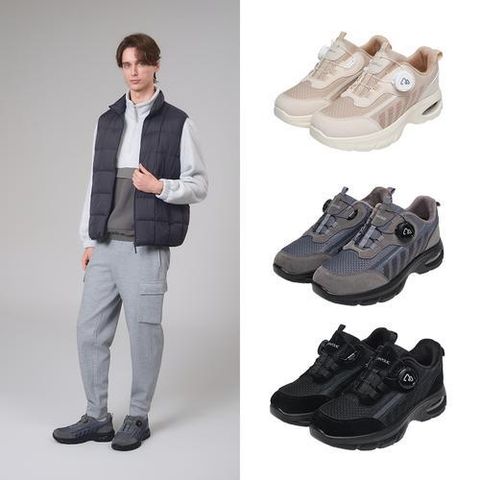 ○ 캠포릭 25FW 남성 에어쿠션 다이얼 워킹화