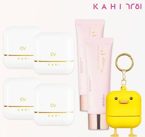 [매니아] 가히 캐비어 선스틱x4 + 톤업 선세럼x2 + 오리 키링x1