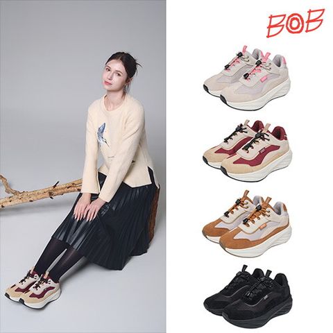 BOB 여성 키높이 스니커즈 1종