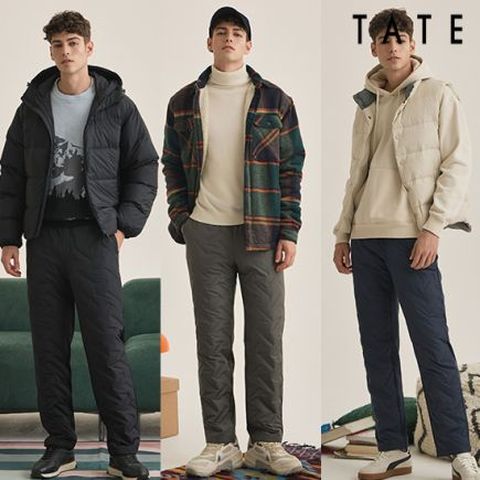 TATE 퀼팅패딩팬츠3종(남성)