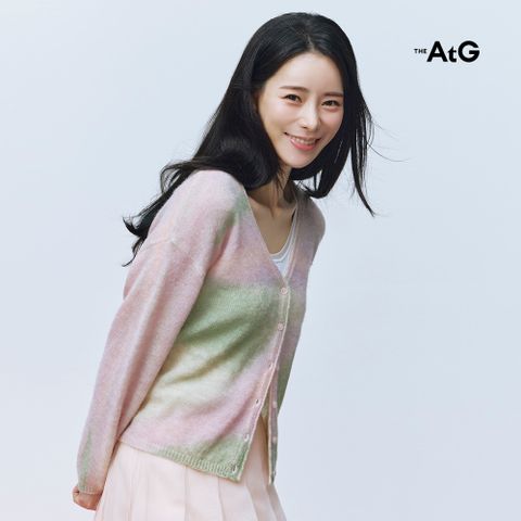 26S/S 알파카혼방 옴브레 가디건