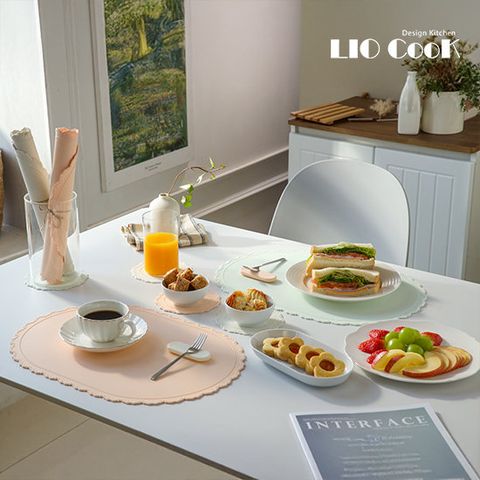 리오쿡 실리콘 테이블매트 4인조 세트