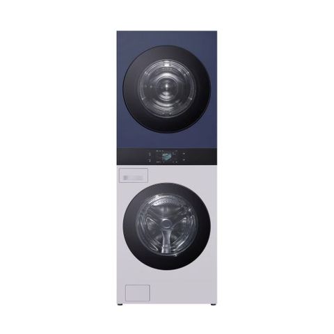 LG 오브제 워시타워 25kg+25kg 그레이_네이비 WA2525MYHF