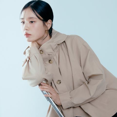 26SS 후드 셔링 사파리 점퍼