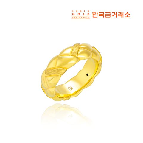 24K 로프 볼륨 반지