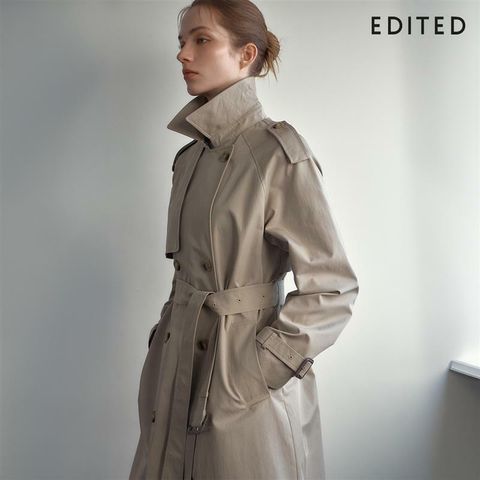 [삼성카드5%할인][26SS 최신상] 에디티드 에센셜 트렌치 롱 코트 