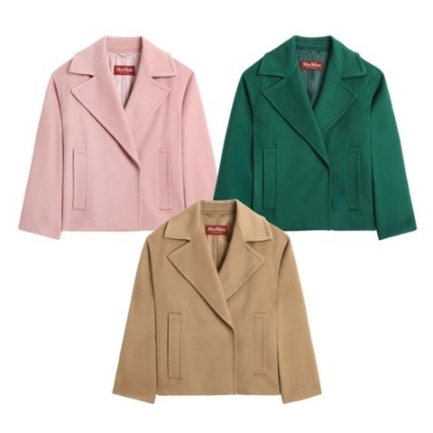 [막스마라] MAX MARA 버진울 숏 코트 (방송)