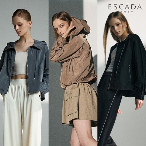 [ESCADA SPORT] 에스카다 스포츠 26SS 크링클 점퍼