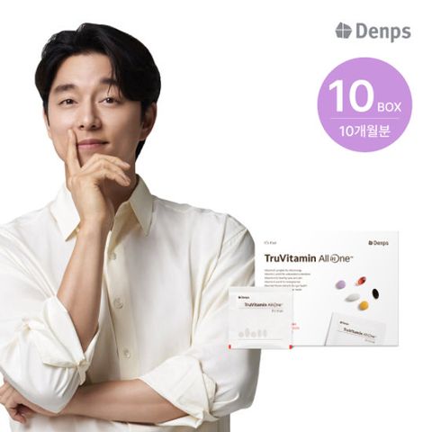 덴프스 트루바이타민 올인원 멀티비타민&루테인&밀크씨슬 10개월분