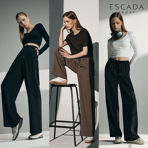 [ESCADA SPORT] 에스카다 스포츠 26SS 크리즈 팬츠