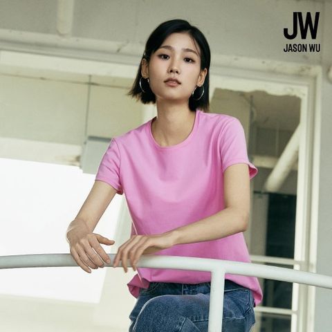 제이슨우 26SS Bette 스트레치 코튼 레이어 티셔츠 5종 (여성티셔츠)