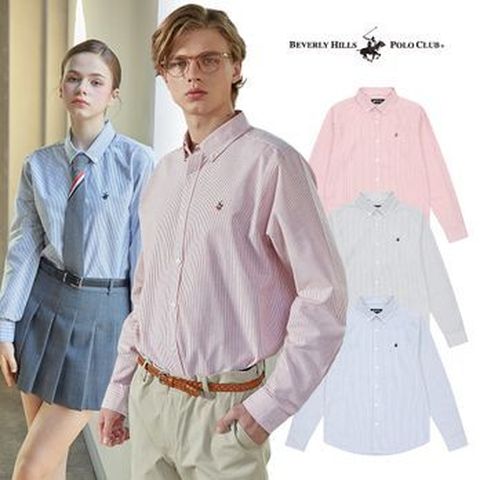 비버리힐즈폴로클럽 스트라이프 셔츠 3종