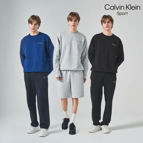 O 캘빈클라인스포츠 26SS 남성 에센셜 셋업 3종 (맨투맨+롱팬츠+숏팬츠)