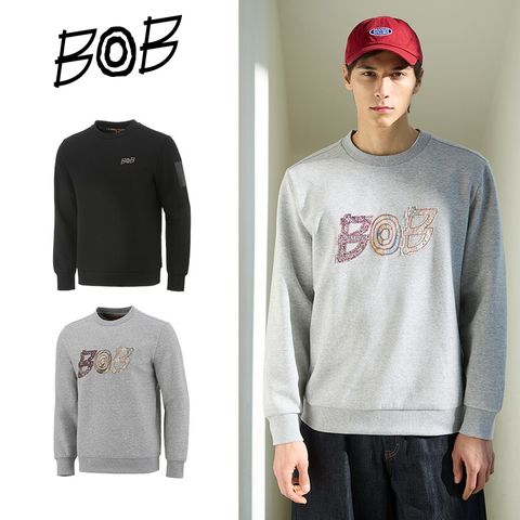 [런칭가 99,000원] BOB 남성 26SS 크래프트 아르티코 맨투맨 2종