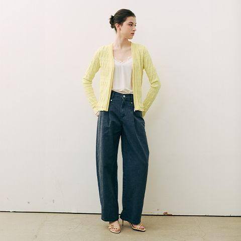 26SS 피그먼트 배럴데님 long