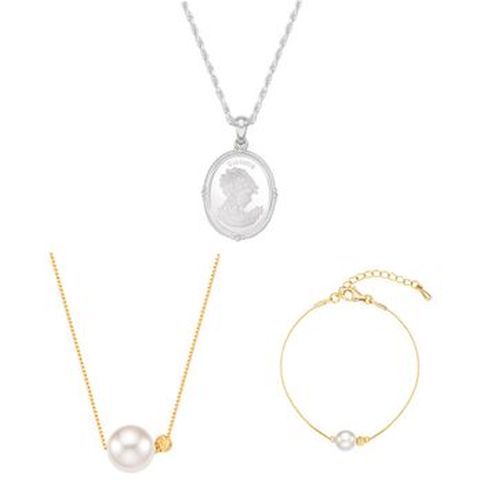 (방송에서만) 한국금자산관리 KGAM 925 실버 빅토리아 목걸이+추가